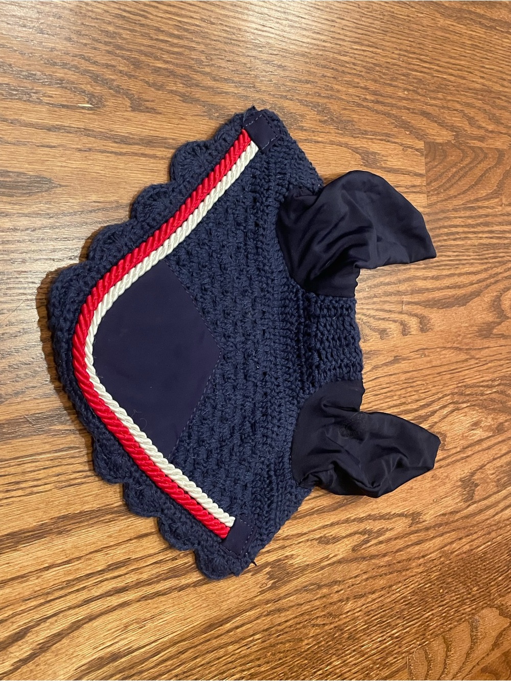 Navy Dover Saddlery Ear Bonnet